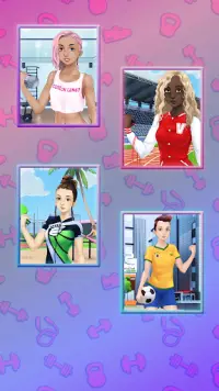 Fitness Girls Dress Up Screen Shot 3