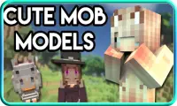 Cute Mob Model Craft Mod for Minecraft PE Screen Shot 0