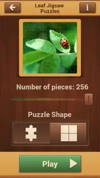 Leaf Jigsaw Puzzles Screen Shot 2