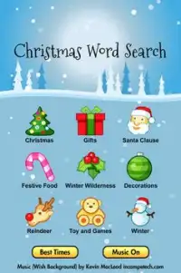 Christmas Word Search Puzzles Screen Shot 0