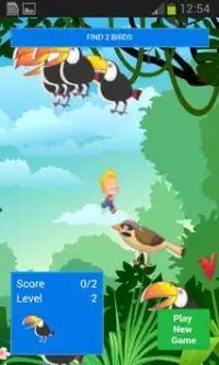 Vögel ZOO-Spiel für Kinder Screen Shot 2