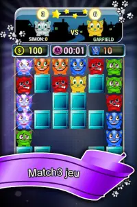 Simon le chat Match3 Puzzle Screen Shot 2