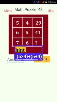 Math Puzzle Screen Shot 4