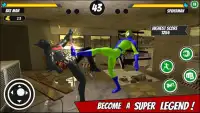 Super Aranha contra Super Bastão Batalha do Herói Screen Shot 0
