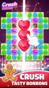 Crush Bonbons - Jogos de Combinar 3 Screen Shot 1