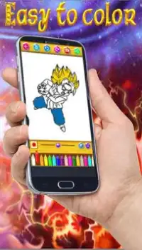 Learn to color Dragon Goku Ball Screen Shot 2