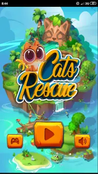 Cats Rescue Bubble - Jogos gratis Screen Shot 7