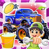 Monster-Truck-Wash & Reparatur