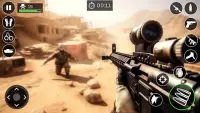 Commando Sniper Shooting Gun Screen Shot 0