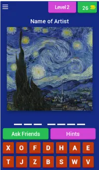 Art Quiz (Painter Quiz) Screen Shot 1