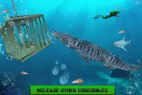Jogo de ataque de água de crocodilo com fome Screen Shot 10
