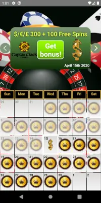 Gambling Calendar Screen Shot 0