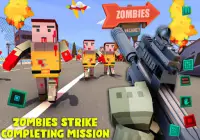 Zombie Pixel Warrior 3D- The Last Survivor Screen Shot 4