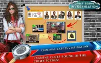 Criminal Case investigation : Hidden Objects Free Screen Shot 1