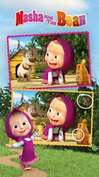 Masha and the Bear - Spot the differences Screen Shot 2