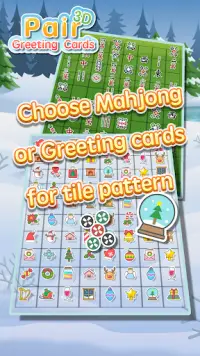 Greeting Cards Pair - Christmas & Mahjong Screen Shot 2