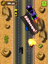 Mad Car Drive 2D: Crazy Driver Screen Shot 19