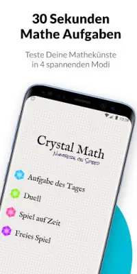 Crystal Math - Numbers On Speed Screen Shot 0