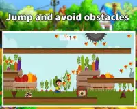 Jaan in a garden : Jump challenge Screen Shot 2