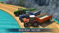 Tractor Truck Driving Sim: Hill Cargo Transport Screen Shot 3