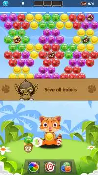 Cats Bubble Pop : Cat bubble shooter rescue game Screen Shot 5