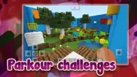 New Parkour with Animals Minigame MCPE 2018 Screen Shot 0