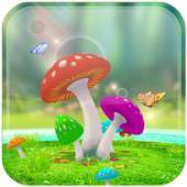 3D Mushroom Garden