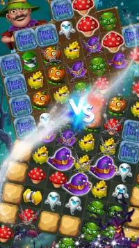 Halloween Witch - Match 3 Puzzle Screen Shot 1