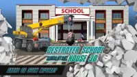 Разрушить Школу Дом 3D Симулятор Screen Shot 0
