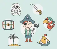 Pirate Game for Kids Screen Shot 1