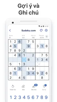 Sudoku.com - trò chơi sudoku Screen Shot 6