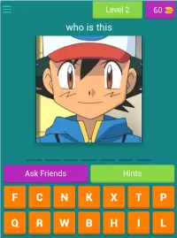 Pokemon character quiz Screen Shot 9