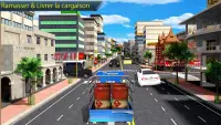 Ville pousse-pousse Cargaison:Chauffeur Simulateur Screen Shot 0