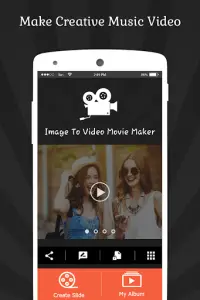 Image To Video Movie Maker - Slideshow Maker App Screen Shot 3