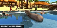 Angry Hippo Attack Simulator-City & Beach Attack Screen Shot 0