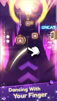 Dancing Blade: juego de ritmo y música electrónica Screen Shot 6
