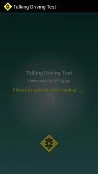 Talking Driving Test Screen Shot 0