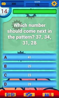 IQ Test Questions Quiz Screen Shot 1