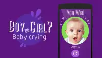Menino ou menina bebê chorando Screen Shot 2
