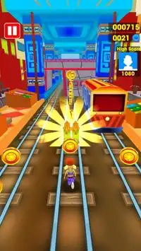 Train Surf Run - Subway Endless Game Screen Shot 1