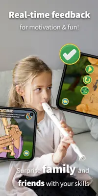 Learn recorder: Flute Master Screen Shot 2