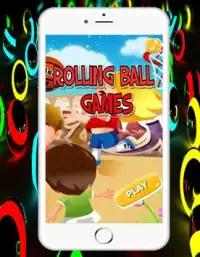 Rollenden Ball Spiele Screen Shot 0