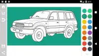 Japanese Cars Coloring Book Screen Shot 5