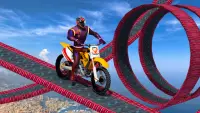 SuperHero Mega Ramp Stunt Bike Impossible Tracks Screen Shot 2