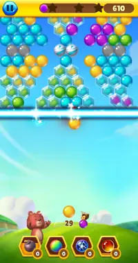 Bubble Bee Pop - Colorful Bubble Shooter Games Screen Shot 5