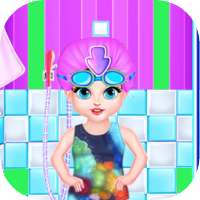 Learn Swimming Game - Water Park Girls Game