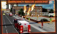 Fire Truck Emergency Rescue 3D Screen Shot 0