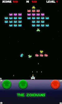 The Zoidians Invaders Screen Shot 1