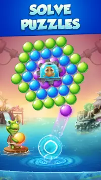 Bubble Beach™ - A Free Bubble Shooter Puzzle Game Screen Shot 1