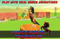 cảnh sát đào tạo 3D ngựa Screen Shot 6